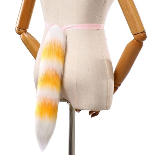 YIZITU Kunstfell, Fuchs, Schwanz, Tierschwanz, Katzen, Hund, Wolfsschwanz, Animes, Halloween, Cosplay, Party, Kostüm, Zubehör für Erwachsene und Teenager YIZITU Kunstfell, Fuchs, Schwanz, Tierschwanz, Katzen, Hund, Wolfsschwanz, Animes, Halloween, Cosplay, Party, Kostüm, Zubehör für Erwachsene und Teenager von YIZITU