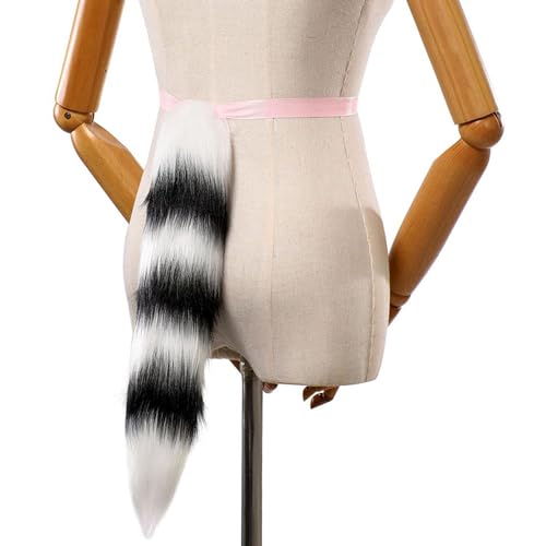 YIZITU Kunstfell, Fuchs, Schwanz, Tierschwanz, Katzen, Hund, Wolfsschwanz, Animes, Halloween, Cosplay, Party, Kostüm, Zubehör für Erwachsene und Teenager YIZITU Kunstfell, Fuchs, Schwanz, Tierschwanz, Katzen, Hund, Wolfsschwanz, Animes, Halloween, Cosplay, Party, Kostüm, Zubehör für Erwachsene und Teenager von YIZITU