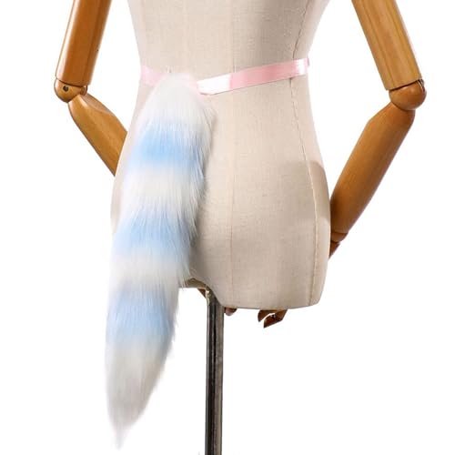 YIZITU Kunstfell, Fuchs, Schwanz, Tierschwanz, Katzen, Hund, Wolfsschwanz, Animes, Halloween, Cosplay, Party, Kostüm, Zubehör für Erwachsene und Teenager YIZITU Kunstfell, Fuchs, Schwanz, Tierschwanz, Katzen, Hund, Wolfsschwanz, Animes, Halloween, Cosplay, Party, Kostüm, Zubehör für Erwachsene und Teenager von YIZITU