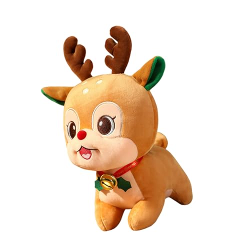 YIZITU Kuscheliges Stoffkissen mit weihnachtlichem Thema, weiche Plüschfigur, Puppen, Schneemann/Hirsch, Wurfkissen, Stofftier für Festivals, Geschenke für Kinder YIZITU Kuscheliges Stoffkissen mit weihnachtlichem Thema, weiche Plüschfigur, Puppen, Schneemann/Hirsch, Wurfkissen, Stofftier für Festivals, Geschenke für Kinder von YIZITU