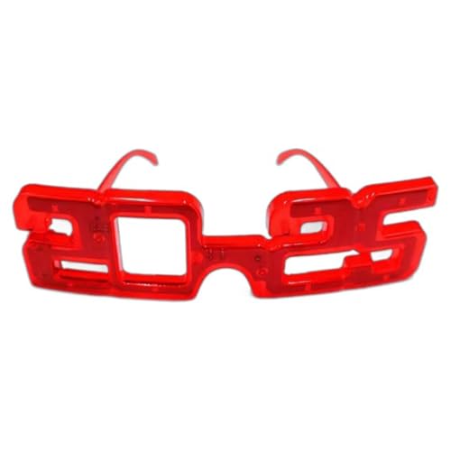 YIZITU Leuchtende Brille 2025, Partyzubehör, Weihnachten, Neujahr, LED-Brille, leuchtendes Spielzeug für Kinder und Erwachsene YIZITU Leuchtende Brille 2025, Partyzubehör, Weihnachten, Neujahr, LED-Brille, leuchtendes Spielzeug für Kinder und Erwachsene von YIZITU