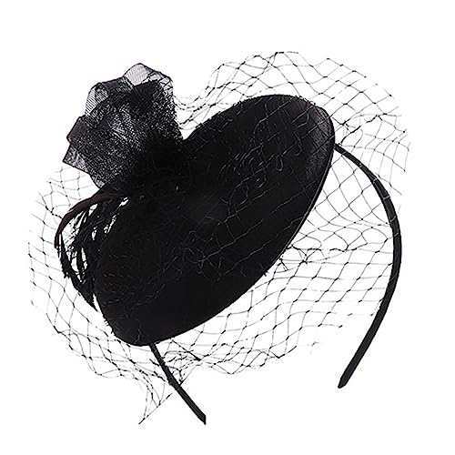 YIZITU Mädchen-Netz-Haarreif in Hut-Form, Frühlings-Kopfbedeckung für Damen, Geburtstagsparty, Fotografieren, Anti-Rutsch-Haarband, Karneval, Kopfschmuck, mehrfarbig, Karneval, Kopfschmuck für Damen YIZITU Mädchen-Netz-Haarreif in Hut-Form, Frühlings-Kopfbedeckung für Damen, Geburtstagsparty, Fotografieren, Anti-Rutsch-Haarband, Karneval, Kopfschmuck, mehrfarbig, Karneval, Kopfschmuck für Damen von YIZITU