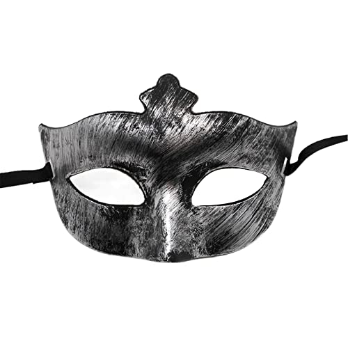 YIZITU Metallic Maskerade Half Face Vintage Eye Cosplay Kostüm Halloween Eye Death Dress Up Zubehör YIZITU Metallic Maskerade Half Face Vintage Eye Cosplay Kostüm Halloween Eye Death Dress Up Zubehör von YIZITU