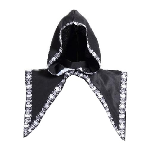YIZITU Mittelalterlicher Mode-Druckhut für Männer und Frauen, Gothic-Steampunk-Kapuzenschal, Halloween, Cosplay, Kostüm, Umhang, Hut, Kapuzenumhang, Bühnenauftritte, Cosplay-Kostüm, Requisite YIZITU Mittelalterlicher Mode-Druckhut für Männer und Frauen, Gothic-Steampunk-Kapuzenschal, Halloween, Cosplay, Kostüm, Umhang, Hut, Kapuzenumhang, Bühnenauftritte, Cosplay-Kostüm, Requisite von YIZITU
