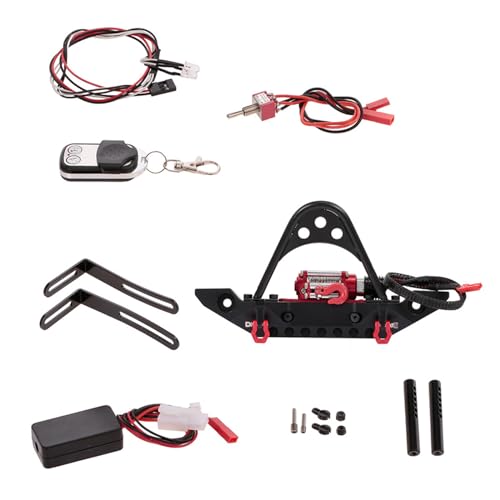 YIZITU Modellauto Metall Empfänger Box zum Klettern Auto Seilwinde Zubehör für SCX10 Metall Empfänger Wandhalterung YIZITU Modellauto Metall Empfänger Box zum Klettern Auto Seilwinde Zubehör für SCX10 Metall Empfänger Wandhalterung von YIZITU