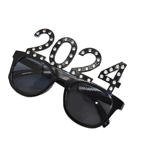 YIZITU Modische Sonnenbrille mit Strasssteinen für Mädchen, Silvester, Party, Mädchen, Fotografieren, Weihnachten, Karneval, Party-Dekorationen von YIZITU