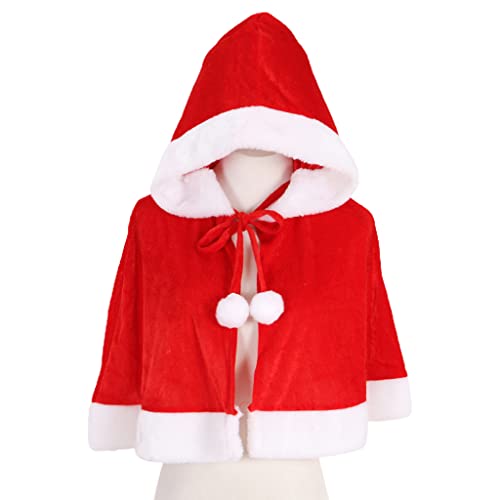 YIZITU Modischer Umhang, schönes Weihnachtskostüm, Kleidung, Weihnachtsmann-Kostüm, Cosplay, Weihnachtsmann, Schal, Party, Verkleidung, Weihnachtsmann-Kostüm für Damen YIZITU Modischer Umhang, schönes Weihnachtskostüm, Kleidung, Weihnachtsmann-Kostüm, Cosplay, Weihnachtsmann, Schal, Party, Verkleidung, Weihnachtsmann-Kostüm für Damen von YIZITU