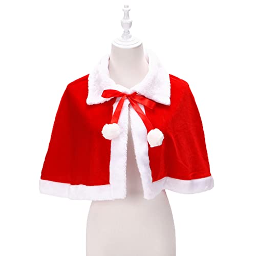 YIZITU Modischer Umhang, schönes Weihnachtskostüm, Kleidung, Weihnachtsmann-Kostüm, Cosplay, Weihnachtsmann, Schal, Party, Verkleidung, Weihnachtsmann-Kostüm für Damen YIZITU Modischer Umhang, schönes Weihnachtskostüm, Kleidung, Weihnachtsmann-Kostüm, Cosplay, Weihnachtsmann, Schal, Party, Verkleidung, Weihnachtsmann-Kostüm für Damen von YIZITU