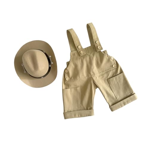 YIZITU Neugeborene Fotoshootings Strampler Hosen Polyester Baby Outfit Für 0-1 Monate Safe Weiche Säuglingsfotografie Kleidung Geschenk Neugeborene Fotografie Overall von YIZITU