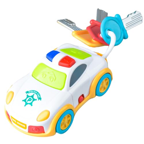 YIZITU Niedliche Simulationsauto Elektrik Cartoon Auto Spielzeug Realistischer Sound LED LELLEN Kinder Spielzeug Jungen Mädchen von YIZITU