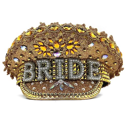 YIZITU Niet Besetzt Fedora Bride Glitzernde Pailletten Hat Neuheit Jazzcap Captain Top Für Nachtclub Bachelorette Party Cosplay Kostüme Für Frauen YIZITU Niet Besetzt Fedora Bride Glitzernde Pailletten Hat Neuheit Jazzcap Captain Top Für Nachtclub Bachelorette Party Cosplay Kostüme Für Frauen von YIZITU