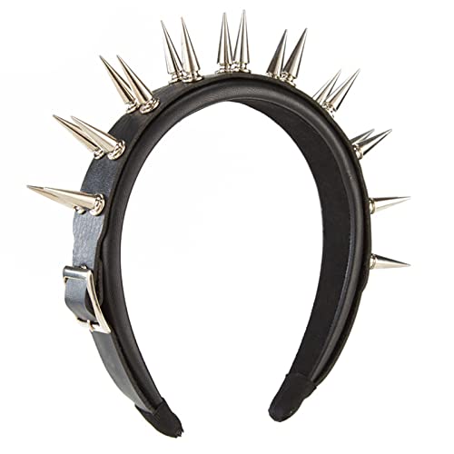 YIZITU Nieten-Stirnband, Punk-Stirnband, Rock-Kopfbedeckung, Gothic, Punk, Leder, Haarreifen, Steampunk-Nieten, Haarband, Rock-Kopfbedeckung YIZITU Nieten-Stirnband, Punk-Stirnband, Rock-Kopfbedeckung, Gothic, Punk, Leder, Haarreifen, Steampunk-Nieten, Haarband, Rock-Kopfbedeckung von YIZITU
