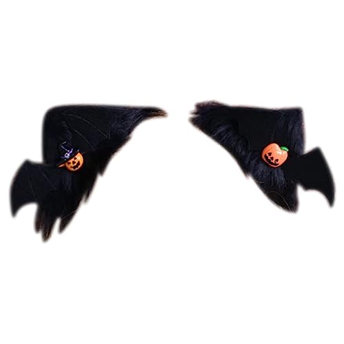 YIZITU Ohren Haarspangen Füchse Ohr Halloween Verkleidung Zubehör Cosplay Handgemachte Pelzohren Kopfschmuck Schwarz YIZITU Ohren Haarspangen Füchse Ohr Halloween Verkleidung Zubehör Cosplay Handgemachte Pelzohren Kopfschmuck Schwarz von YIZITU
