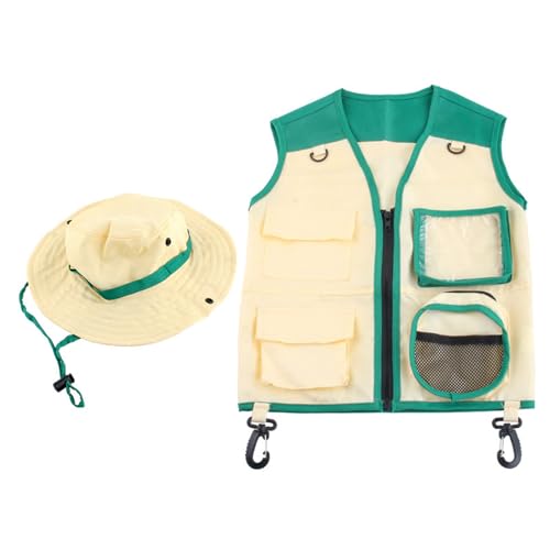 YIZITU Outdoor-Kostüm, waschbar, für Jungen, Mädchen, Outdoor-Abenteuer, Camping-Ausrüstung, Kostüm YIZITU Outdoor-Kostüm, waschbar, für Jungen, Mädchen, Outdoor-Abenteuer, Camping-Ausrüstung, Kostüm von YIZITU