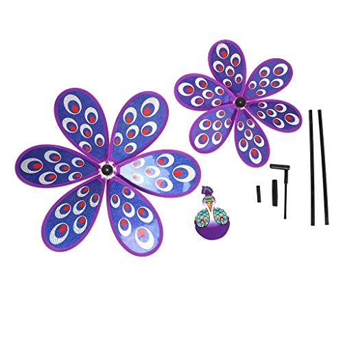 YIZITU Pailletten Mit Doppelschicht Windmühle Farbenfrohe Spinner Kinder Spielzeug Neue Garten Windmühle YIZITU Pailletten Mit Doppelschicht Windmühle Farbenfrohe Spinner Kinder Spielzeug Neue Garten Windmühle von YIZITU