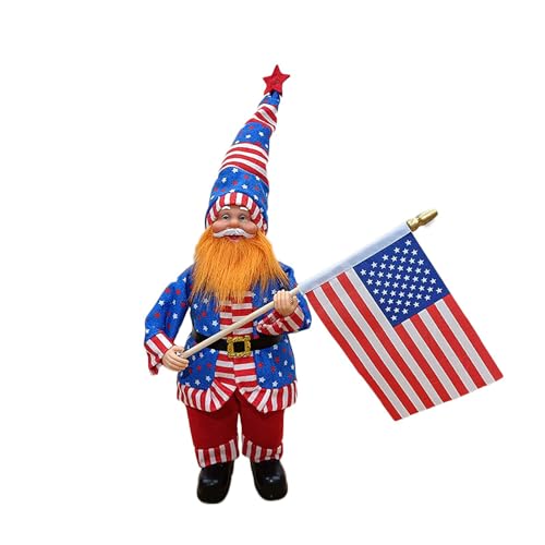 YIZITU Patriotisches Spielzeug, 12,99 x 5,12 x 3,94 cm, Zubehör für Babyzimmer, Dekoration, Weihnachten, angenehm YIZITU Patriotisches Spielzeug, 12,99 x 5,12 x 3,94 cm, Zubehör für Babyzimmer, Dekoration, Weihnachten, angenehm von YIZITU