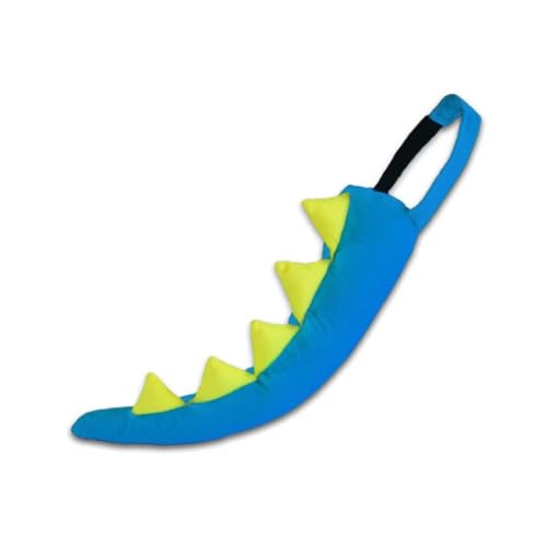YIZITU Plüsch-Dinosaurier-Schwanz-Kostüm-Zubehör für Kinder, weiches Polyester, verstellbarer Drachenschwanz für Rollenspiele, Mottoparty-Requisiten von YIZITU