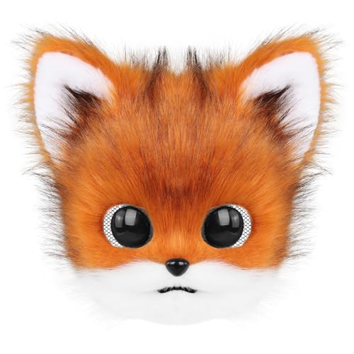 YIZITU Plüschgesicht, atmungsaktiver Stoff für langes Tragen, geeignet für Cosplay, Halloween und Bühnenauftritte, freundliches Kinderkostüm von YIZITU