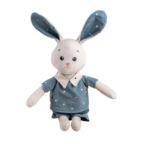 YIZITU Schöne Kleidbare Kaninchen Plüsch Tierpuppenspielzeug Mit Abnehmbarem Outfit Sicher Für Kinder Kleinkind Geburtstag Geschenk Kinder Plüschspielzeug YIZITU Schöne Kleidbare Kaninchen Plüsch Tierpuppenspielzeug Mit Abnehmbarem Outfit Sicher Für Kinder Kleinkind Geburtstag Geschenk Kinder Plüschspielzeug von YIZITU