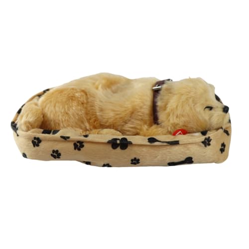 YIZITU Simulation Atemtierspielzeug Schöne Realistische Plüschschlafhund Plüsch Puppen Ornamente Home Decore Für Tierliebhaber Realistisch Schlafende Hund Spielzeug Spielzeug YIZITU Simulation Atemtierspielzeug Schöne Realistische Plüschschlafhund Plüsch Puppen Ornamente Home Decore Für Tierliebhaber Realistisch Schlafende Hund Spielzeug Spielzeug von YIZITU