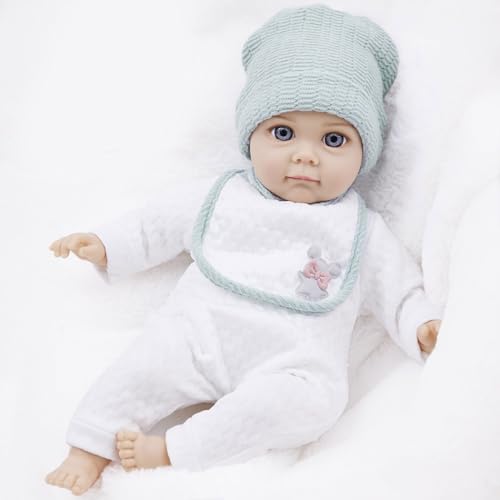 YIZITU Snuggly Vanillas duftende Babypuppe mit weichem Körper und schließenden Augen, tolles Accessoire für Rollenspiele, den täglichen Gebrauch, Puppe mit öffnenden Augen von YIZITU