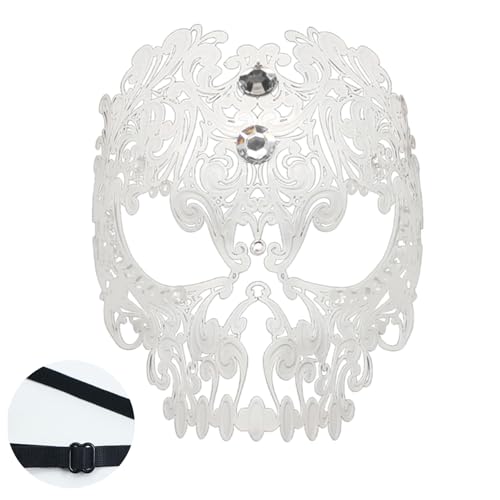 YIZITU Strass-Gesichtsmaske für Frauen, Party, Abschlussball, Karneval, Prinzessin für Halloween-Party YIZITU Strass-Gesichtsmaske für Frauen, Party, Abschlussball, Karneval, Prinzessin für Halloween-Party von YIZITU