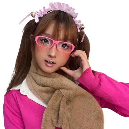 YIZITU Subkulturen Brillenrahmen Anime Cosplay Kostüm Brille Lustige Brille Bunt Keine Linse Brillenrahmen Geschenke YIZITU Subkulturen Brillenrahmen Anime Cosplay Kostüm Brille Lustige Brille Bunt Keine Linse Brillenrahmen Geschenke von YIZITU