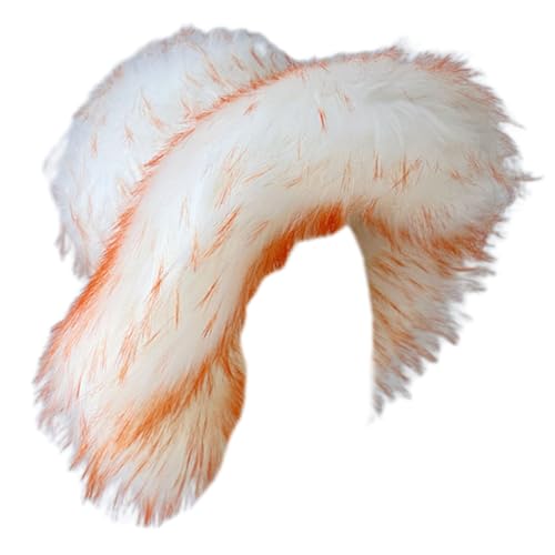 YIZITU Süße Mädchen Plüsch Eimer Niedliche Damen Mütze Faux Pelze Design Frau Teenager Lässige Winter He Warm Plüsch Eimer Für Frauen Fuzzy Hats Winter von YIZITU