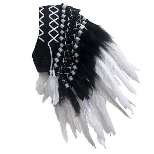 YIZITU Traditioneller gefiederter Kopfschmuck, Cosplay, Festival, Haar-Accessoire für ethnische Mode-Liebhaber und Feiertagsfeiern YIZITU Traditioneller gefiederter Kopfschmuck, Cosplay, Festival, Haar-Accessoire für ethnische Mode-Liebhaber und Feiertagsfeiern von YIZITU
