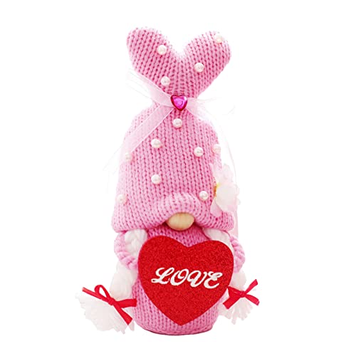 YIZITU Valentinstag-Strickmütze, gesichtslose Puppe, Desktop-Ornament für Festival, Urlaub, Neujahr, Party-Dekoration YIZITU Valentinstag-Strickmütze, gesichtslose Puppe, Desktop-Ornament für Festival, Urlaub, Neujahr, Party-Dekoration von YIZITU