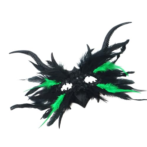 YIZITU Venezianer-Auge, gefiedert, halbes Gesicht, für Maskeraden, Bälle, Halloween, Party, Cosplay, Foto YIZITU Venezianer-Auge, gefiedert, halbes Gesicht, für Maskeraden, Bälle, Halloween, Party, Cosplay, Foto von YIZITU