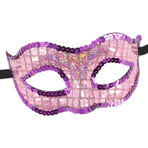 YIZITU Venezianer-Kostüm, Halloween-Kostüm, Karneval, für Damen und Herren, Pailletten, halbes Gesicht, Augenmaskeraden für Damen und Herren YIZITU Venezianer-Kostüm, Halloween-Kostüm, Karneval, für Damen und Herren, Pailletten, halbes Gesicht, Augenmaskeraden für Damen und Herren von YIZITU