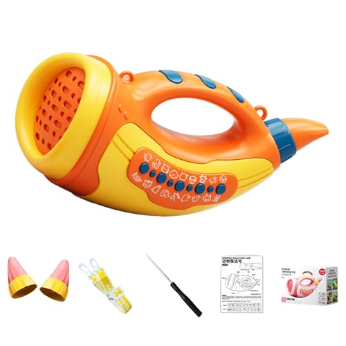 YIZITU Vorschulpädagogik Tierspielzeug Mit 30 Realistischen Sounds Jagdspielzeug Musikinstrument Horn Für Kinder Innen Freien Freien Spaß Kleinkind YIZITU Vorschulpädagogik Tierspielzeug Mit 30 Realistischen Sounds Jagdspielzeug Musikinstrument Horn Für Kinder Innen Freien Freien Spaß Kleinkind von YIZITU
