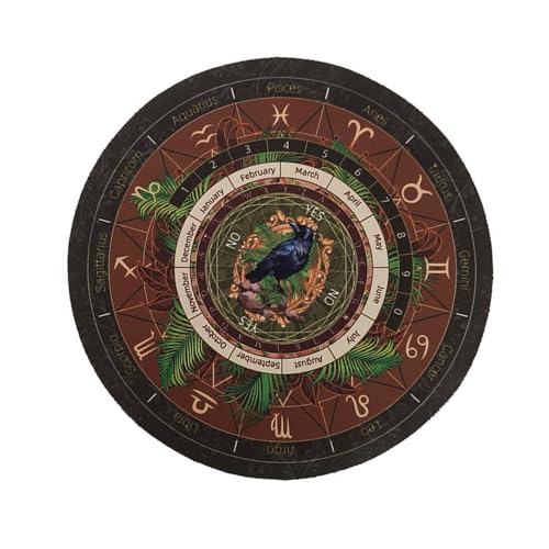 YIZITU Wahrsagerei Mit Kristallwünscheln Der Wahrsagungs Halskette Gummi Matte Für EIN Party Brettspiel Für Tabletop Gaming Entertainment Gaming Pad von YIZITU