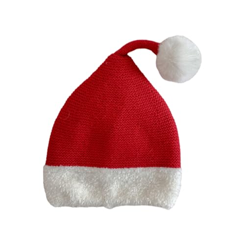 YIZITU Weiches Weihnachtsbaby Strickhut 48 Bis 52 Cm Sorgt Für Komfort Und Sicherheit Komfortable Und Klassische Designs Für Säuglinge 0-3 Jahre Baby Weihnachtskappen von YIZITU