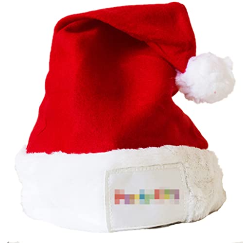 YIZITU Weihnachtshut Weihnachtsmütze Weihnachten Weihnachtsmann Für Unisex Erwachsene Halloween Neujahr Festivalhandschuhe Und Schal Für Frauen Baby Kleinkinder Männer Erwachsene Baumwolle von YIZITU