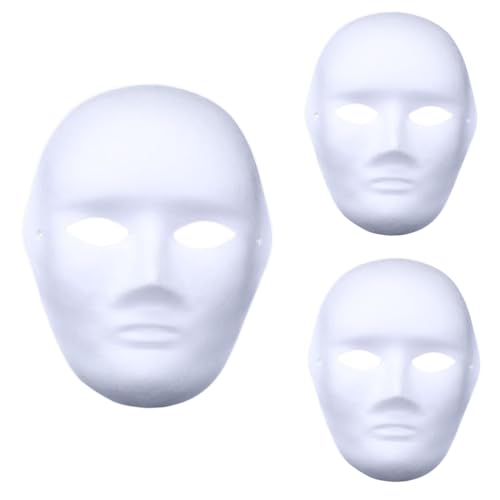 YIZITU Weiße Maske Blindmalerei Maske Blindkostüm Vollgesichtsfarbe Weiß Einfach Für Dekorationen Papier Um Volle Gesicht Zu Dekorieren YIZITU Weiße Maske Blindmalerei Maske Blindkostüm Vollgesichtsfarbe Weiß Einfach Für Dekorationen Papier Um Volle Gesicht Zu Dekorieren von YIZITU