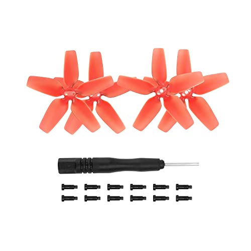 4 stücke Propeller 2925S Klinge Propeller Ersatz Ersatzteile for DJI Avata Drone Zubehör(Rood) von YJDTESVC