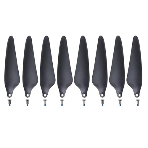 8 Teile/Satz HS360S / F5S PRO RC Drone Quadcopter Ersatzteile Propeller Props Blades Schwarz(3set) von YJDTESVC