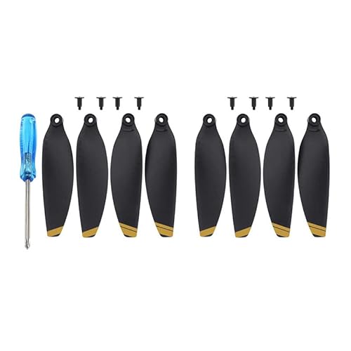 8 Teile/Satz Propeller Klinge Requisiten mit Schrauben for DJI Mavic Mini 1 /mini 2 /mini SE Drone Zubehör(for mini 2 golden) von YJDTESVC