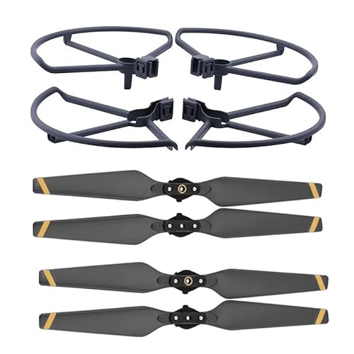 8330 8331 Propeller- und Requisitenschutzpaket, Schnellverschluss, geräuscharmer Propellerschutz, Klingenstoßstange for DJI Maivc Pro Platinum(8330 Gold and Bumper) von YJDTESVC