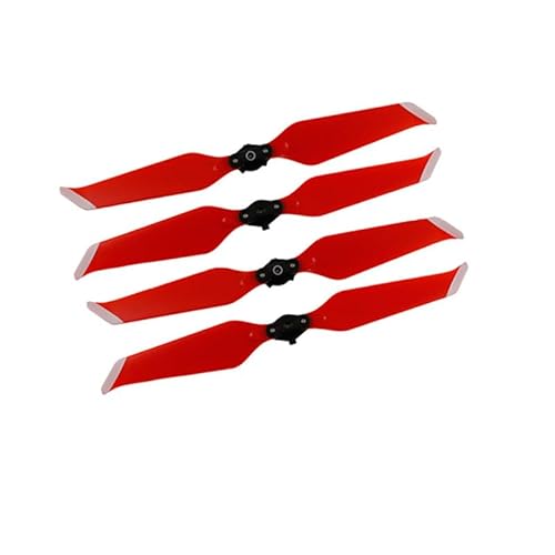 Mavic 2 Propeller Geräuscharme Propellerblätter for DJI Mavic 2 Pro & Zoom Drone Ersatzteile Zubehör(Rood) von YJDTESVC