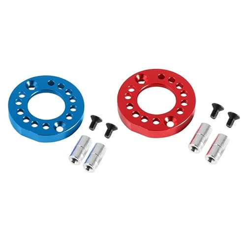 Motorsitz aus Metall für Tamiya TA01 TA02 DF01 XS-TA29065, Zubehör, Metall-Upgrade-Set, ferngesteuertes Modell, Auto, LKW, Buggy (Rood) von YJDTESVC