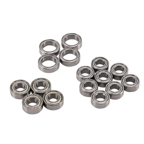 Set mit 16 Kugellagern für Tamiya TT02 TT-02 TT02D TT-02D 1/10 RC Car Upgrade Teile Zubehör von YJDTESVC