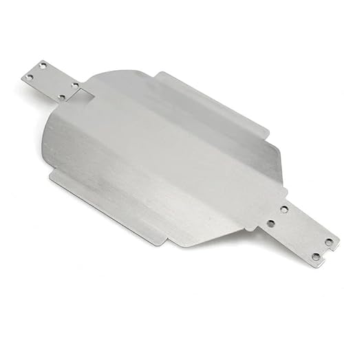 YJDTESVC 1 Stück Edelstahl-Schieberplatte, Getriebeschutz für Chassis 1/16 MJX 16207 16208 16209 16210 H16, Upgrade-Teile für RC Auto von YJDTESVC