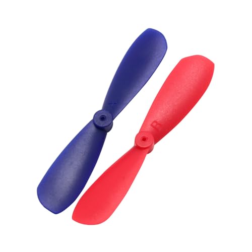 YJDTESVC 10 stücke 46mm 4,6 cm 0,8mm 1,0 MM CW CCW AB Requisiten Propeller Hauptblätter fit 716 615 720 Kernlosen Motor for Flugzeug Drone Teile(1.0MM Hole) von YJDTESVC