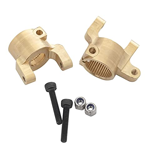 YJDTESVC 2 x robuste Vorderradnabenträger aus Messing, C-Sitz für Axial SCX10 II 90046 90047 1/10 RC Crawler Autoteile YJDTESVC 2 x robuste Vorderradnabenträger aus Messing, C-Sitz für Axial SCX10 II 90046 90047 1/10 RC Crawler Autoteile von YJDTESVC