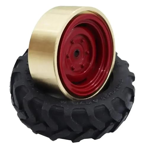 YJDTESVC 4 Stück 1/24 FMS Power Wagon FCX24 Radnabe, Gegengewicht aus Messing, Upgrade-Teile für RC Auto YJDTESVC 4 Stück 1/24 FMS Power Wagon FCX24 Radnabe, Gegengewicht aus Messing, Upgrade-Teile für RC Auto von YJDTESVC