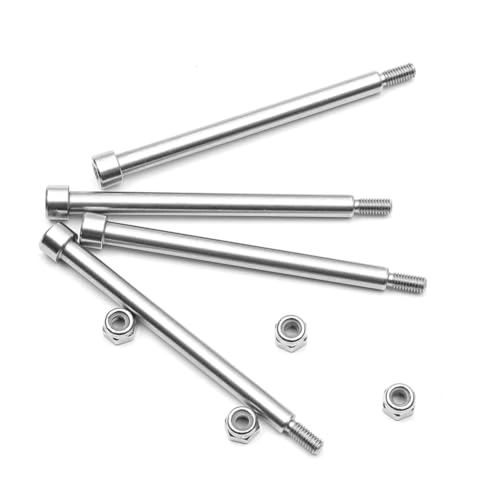 YJDTESVC 4 x 4 x 56 mm Stahlgewinde Scharnierstifte A 70510 und Mutter M3 für Traxxas X-Maxx XMAXX RC 1/5, Zubehör und Upgrade-Teile. YJDTESVC 4 x 4 x 56 mm Stahlgewinde Scharnierstifte A 70510 und Mutter M3 für Traxxas X-Maxx XMAXX RC 1/5, Zubehör und Upgrade-Teile. von YJDTESVC