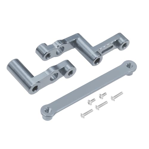 YJDTESVC CNC Aluminum Modification Steering Link Group Assembly Tie Rod for 1/16 MJX Hyper Go 16207 16208 16209 16210 H16 H16BM RC Parts (Steering Group Ta) von YJDTESVC